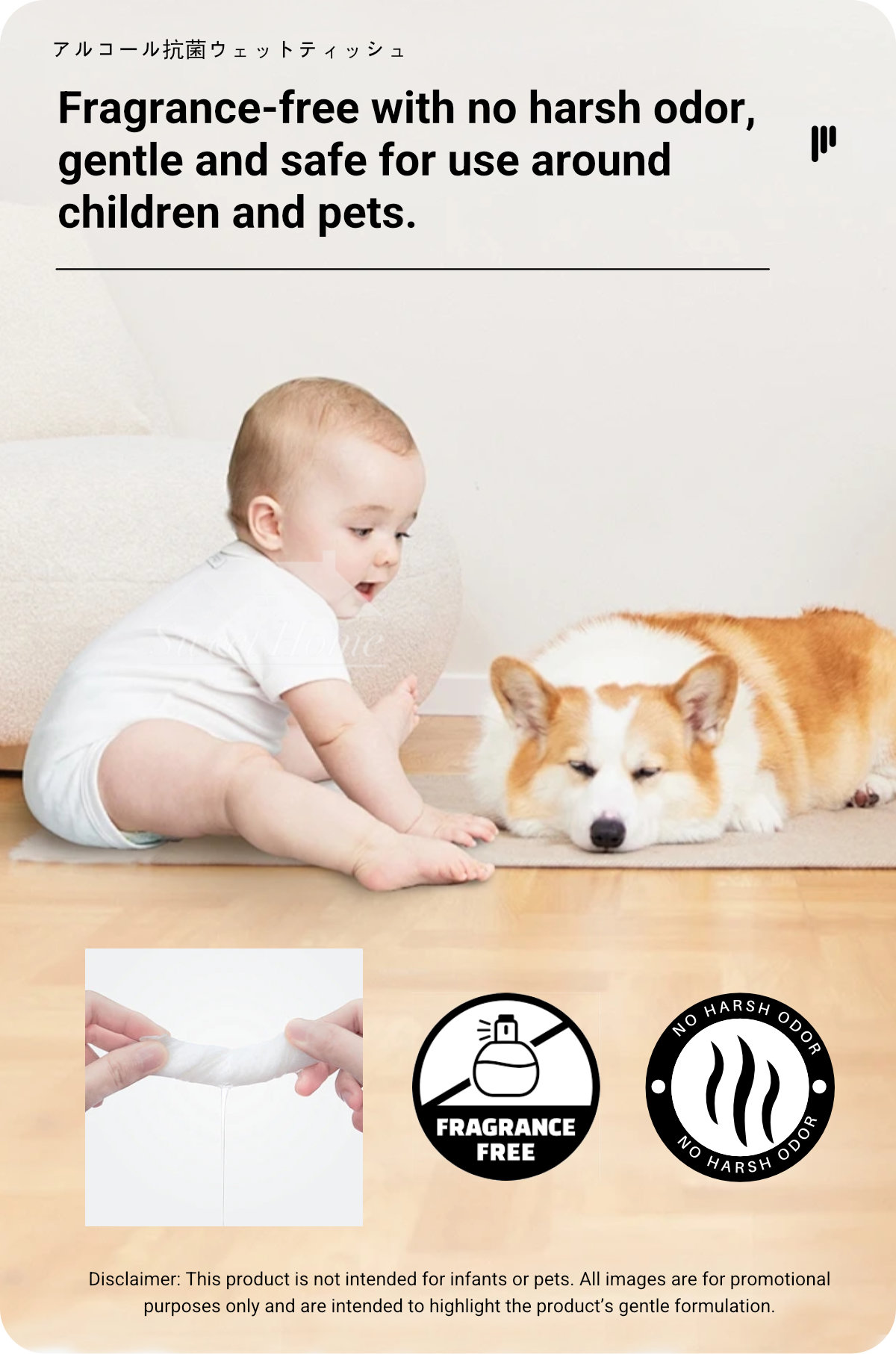 Clean Family-Alcohol Antibacterial Wipes-5